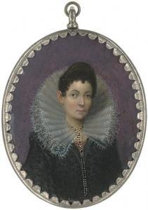 ANONYMOUS,Bildnis einer Dame mit Spitzenkragen,1600,Galerie Bassenge DE 2019-05-30