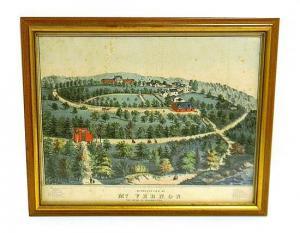 ANONYMOUS,Bird's Eye View of Mount Vernon,1859,Winter Associates US 2014-12-08