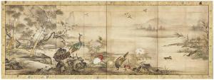 ANONYMOUS,BIRDS AND FLOWERS IN AN IDEALIZED LANDSCAPE,Christie's GB 2018-04-18