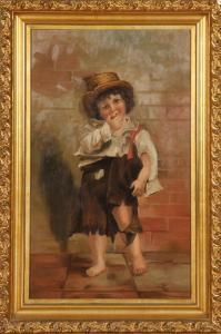 ANONYMOUS,Boy eating fruit,1898,Kamelot Auctions US 2018-11-14
