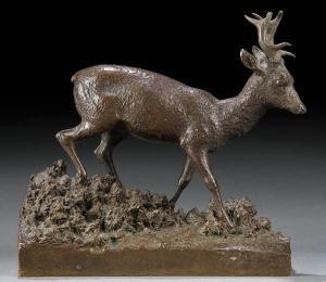 ANONYMOUS,BRONZE FIGURE OF A STAG,Jackson's US 2009-12-08