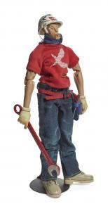 ANONYMOUS,BROTHERSWORKER "SEVEN" LEVI'S ACTION FIGURE,Sotheby's GB 2018-10-04