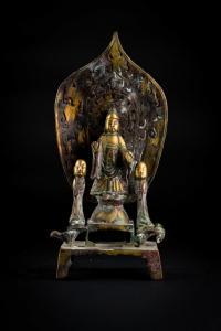 ANONYMOUS,Buddha e due attendenti,20th century,Capitolium Art Casa d'Aste IT 2018-06-20