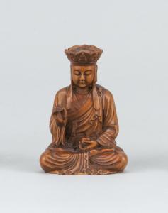 ANONYMOUS,Buddha in a seated position, wearing a crown and holding a pearl,Eldred's US 2019-08-22