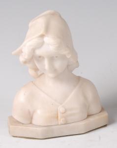 ANONYMOUS,bust of a young girl,Lacy Scott & Knight GB 2018-09-14