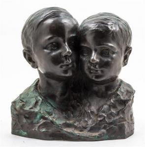 ANONYMOUS,Bust of Two Boys,Hindman US 2016-08-17