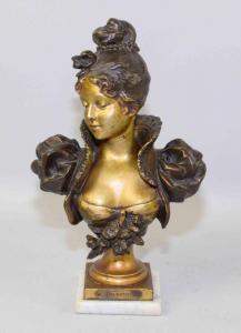 ANONYMOUS,BUST OF YOUNG LADY,Dargate Auction Gallery US 2019-06-02