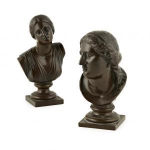 ANONYMOUS,busts of women,19th century,Lyon & Turnbull GB 2018-07-04