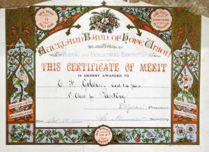 ANONYMOUS,Certifcates Of Merit Auckland Board of Hope Union,1884,International Art Centre 2017-11-27