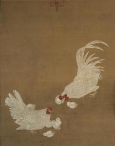 ANONYMOUS,Chickens and Chicks after Ming Emperor Xuanzong,1426,Bonhams GB 2015-11-28