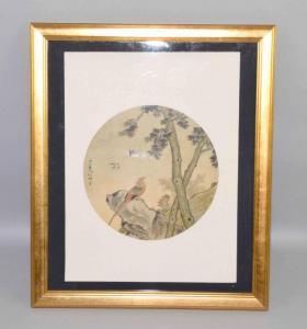 ANONYMOUS,CHINESE PRINT OF A ROUND FAN PAINTING,Dargate Auction Gallery US 2018-05-06