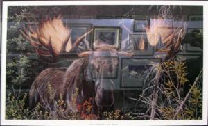 ANONYMOUS,Close Encounter - Alaskan Moose,Halls Auction Services CA 2009-02-03