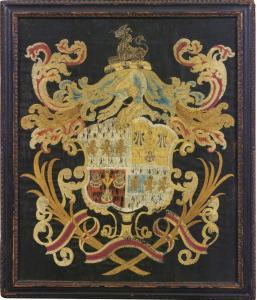 ANONYMOUS,COAT OF ARMS OF THE BARRETT AND GERRISH FAMILIES, ,Sotheby's GB 2016-01-20