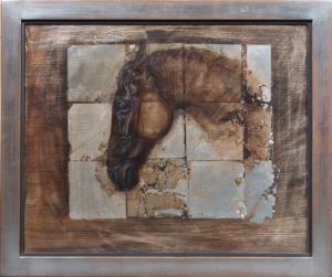 ANONYMOUS,Contemporary Horse's head,Gilding's GB 2017-09-05