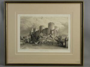 ANONYMOUS,Conwy Castle with numerous figures,Rogers Jones & Co GB 2018-01-30