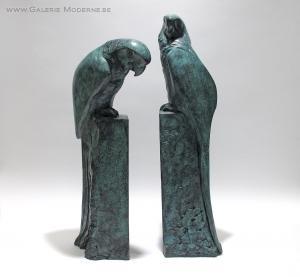 ANONYMOUS,Couple de Perroquets,Galerie Moderne BE 2015-03-17
