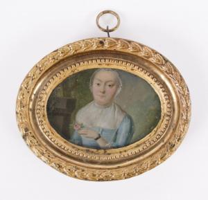 ANONYMOUS,Dame mit Rose,18th century,Palais Dorotheum AT 2019-05-09