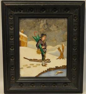 ANONYMOUS,Depicting a boy walking in the snow,Hood Bill & Sons US 2018-06-19