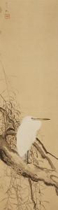 ANONYMOUS,depicting a heron on a willow branch,Lempertz DE 2017-12-08