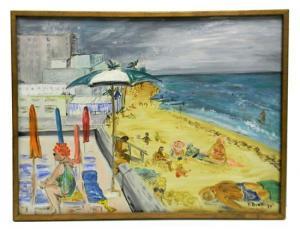 ANONYMOUS,Depicting beach scene with sunbathers,1969,Winter Associates US 2015-08-31