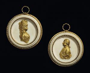 ANONYMOUS,Depicting the Franz I and Maria Theresa of Austria,1768,Christie's GB 2019-04-30
