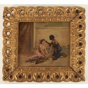 ANONYMOUS,depicting two women,1880,Kamelot Auctions US 2018-06-13