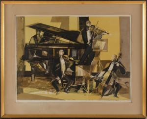 ANONYMOUS,Depicts a pianist, two violinists and a cellist, e,Eldred's US 2019-05-16