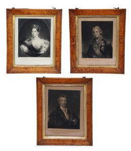 ANONYMOUS,Duke of Wellington, Queen Victorian and Admiral Lord Nelson,Mallams GB 2016-06-13