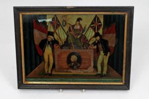 ANONYMOUS,Early 19th century reverse painted print commemora,19th century,Reeman Dansie 2016-06-21