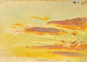 ANONYMOUS,Effet de soleil sur les nuages,1901,EVE FR 2010-06-14