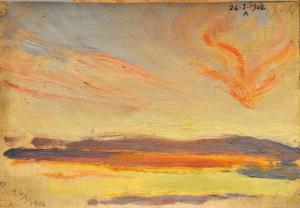 ANONYMOUS,Effet de soleil sur les nuages.,1902,EVE FR 2010-06-14