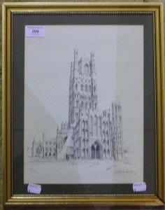 ANONYMOUS,Ely Cathedral,Rowley Fine Art Auctioneers GB 2017-03-11