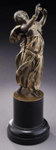 ANONYMOUS,Erotic parcel gilt bronze figure of a woman,1900,Dallas Auction US 2017-09-13