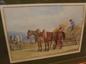 ANONYMOUS,Farm workers with horse and cart at harvest,Keys GB 2016-10-31