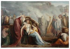 ANONYMOUS,"Feierliche Bestattung eines antiken Helden",Palais Dorotheum AT 2016-12-01
