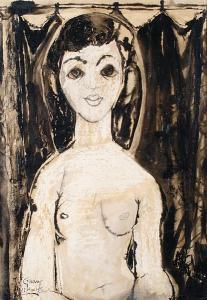 ANONYMOUS,Female nude,1950,Bonhams GB 2009-09-22