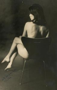 ANONYMOUS,Femme nue à la chaise,1960,Ader FR 2017-04-21