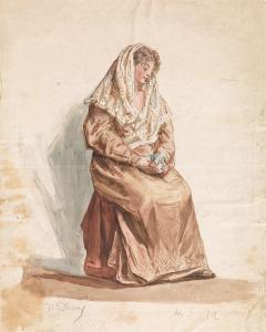 ANONYMOUS,Figura femminile,1872,Sant'Agostino IT 2017-07-05
