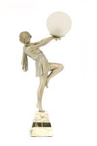 ANONYMOUS,figure holding aloft a glass globe,Sworders GB 2018-10-10