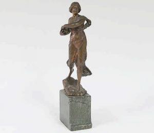 ANONYMOUS,Figure of a girl with a ball,Simon Chorley Art & Antiques GB 2015-05-19