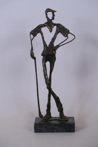 ANONYMOUS,figure of a golfer,Crow's Auction Gallery GB 2017-08-02