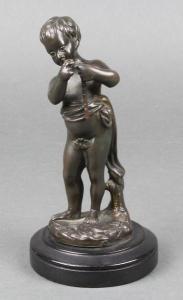 ANONYMOUS,figure of a standing child with flute,Denhams GB 2016-01-20