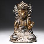 ANONYMOUS,figure of Buddha with elaborate crown,Chait US 2022-12-19