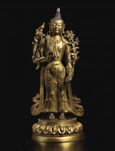 ANONYMOUS,FIGURE OF MANJUSHRI,18th century,Sotheby's GB 2019-03-20