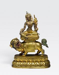 ANONYMOUS,figure of Manjushri riding a lion,Bonhams GB 2017-06-27