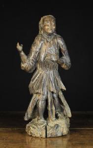 ANONYMOUS,Figure wearing tunic and sandals standing on a roc,Wilkinson's Auctioneers GB 2018-06-24