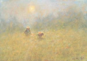 ANONYMOUS,Figures in a Field,Wright Marshall GB 2017-05-09