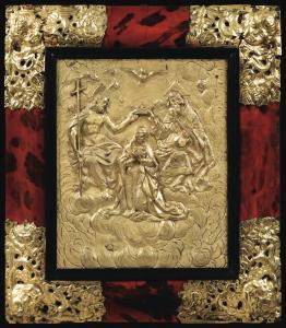 ANONYMOUS,FIGURING THE CORONATION OF THE VIRGIN,Sotheby's GB 2015-11-04