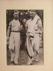 ANONYMOUS,Finale de Roland Garros, von Cramm et Crawford, Pa,1934,Etienne de Baecque FR 2011-02-20