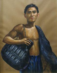 ANONYMOUS,Fisherman from Cavite,1989,Bonhams & Goodman AU 2009-07-19